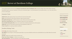 Desktop Screenshot of gcat.davidson.edu