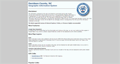 Desktop Screenshot of dcnet.co.davidson.nc.us