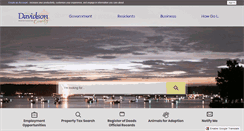Desktop Screenshot of co.davidson.nc.us
